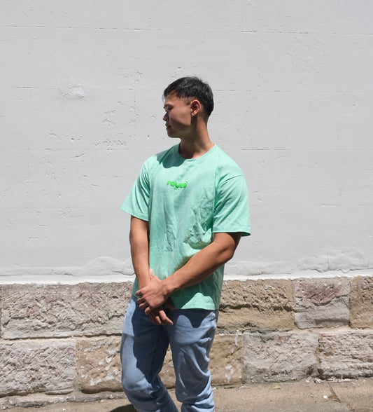 Lime Green Lost and Found Tee