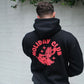 Black and Red Holiday Club Hoodie