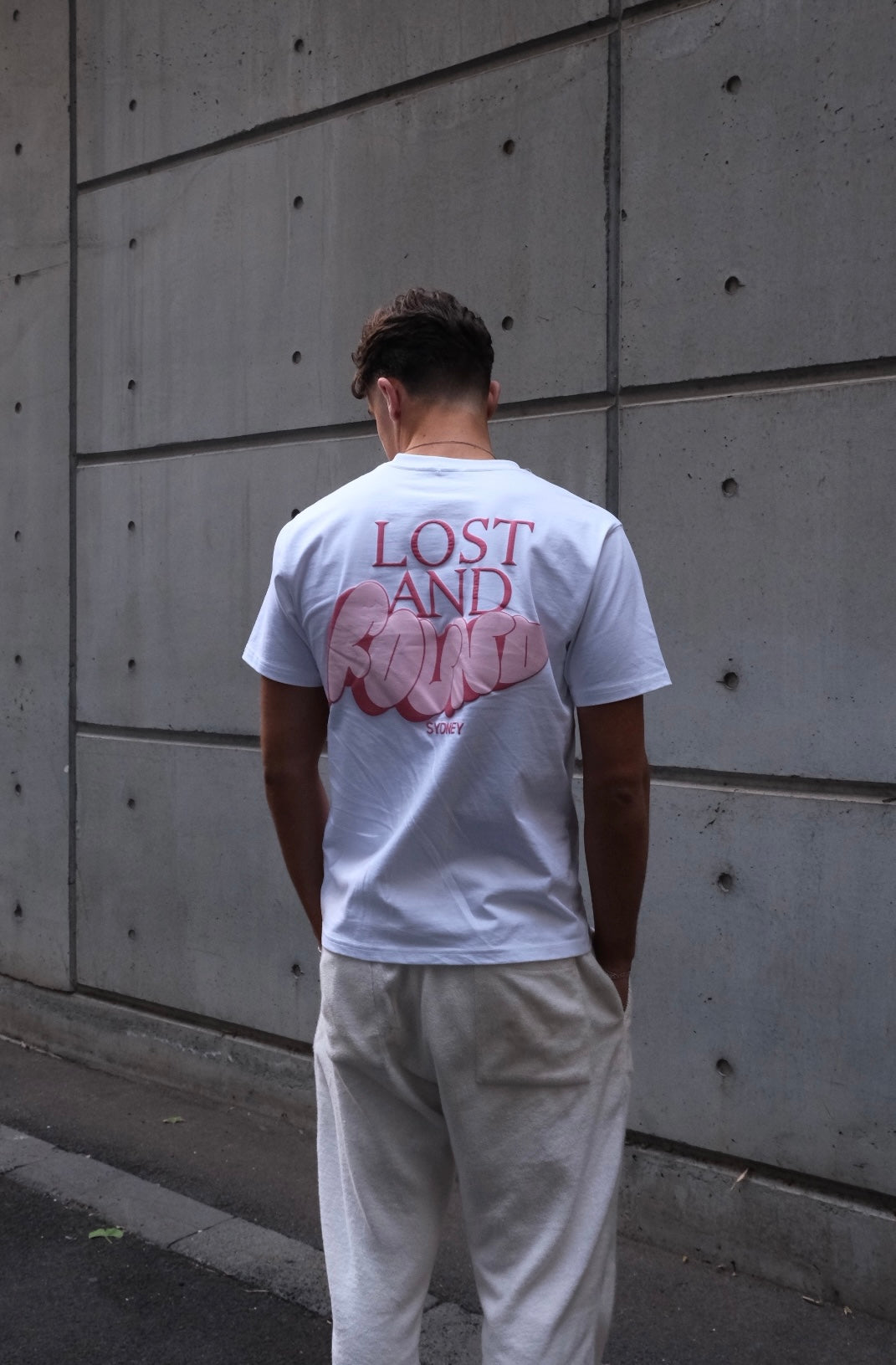 🎁 Lost and Found Tee White and Pink (100% off)