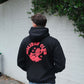 Black and Red Holiday Club Hoodie