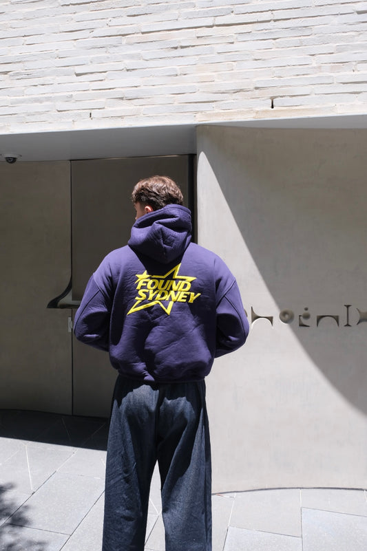 Heavyweight Navy Star Hoodie