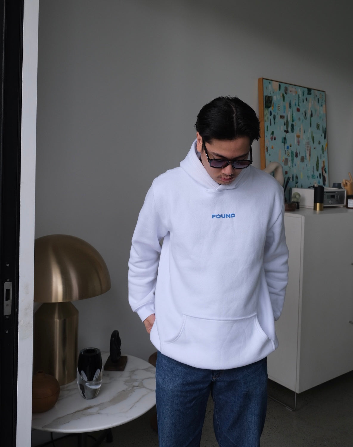 White Holiday Club Hoodie