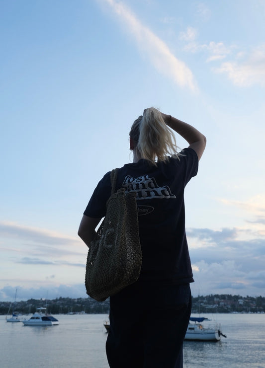 Lost and Found Tee Navy