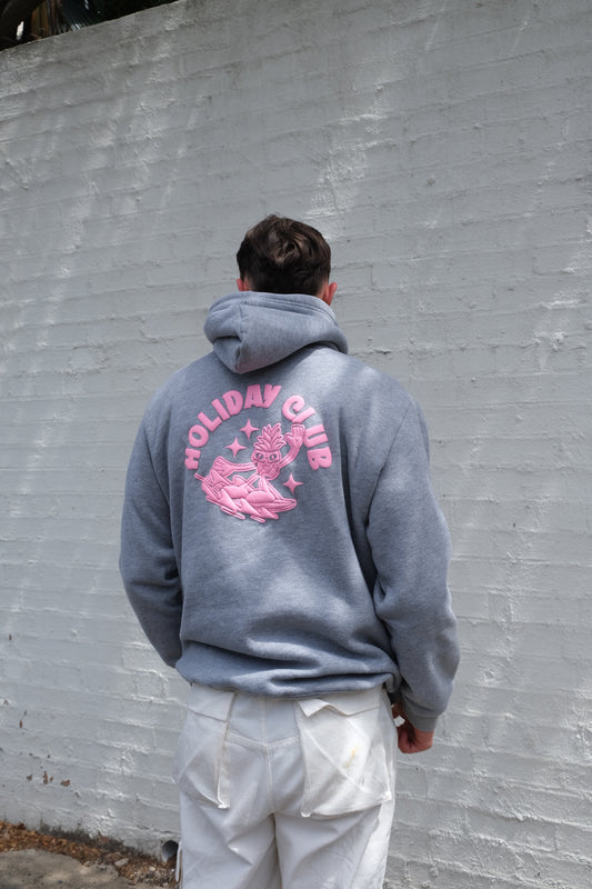 Grey Holiday Club Hoodie